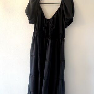 Elegant Black Women's Dress